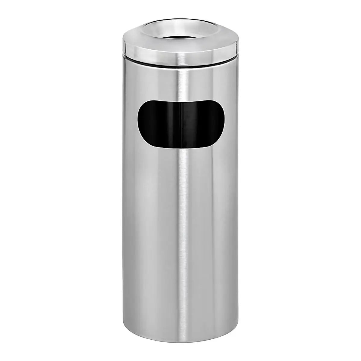 Innovation Stainless Steel Standing Ashtray Litter Bin with Cut Out