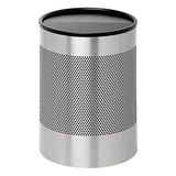 Wide Litter Bin with Black Swivel Funnel Top Solid