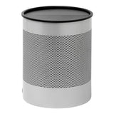 Wide Square Punch Litter Bin with Full Swivel Top Square Punch