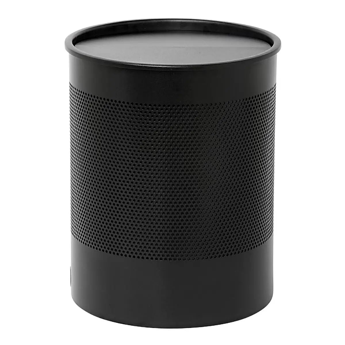 Wide Square Punch Litter Bin with Full Swivel Top Square Punch
