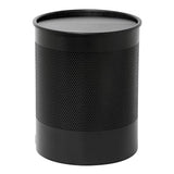 Wide Square Punch Litter Bin with Full Swivel Top Square Punch