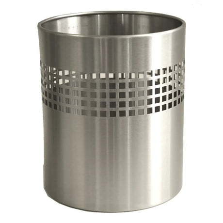 Square Punch Steel Waste Paper Bin - Office Stock Group
