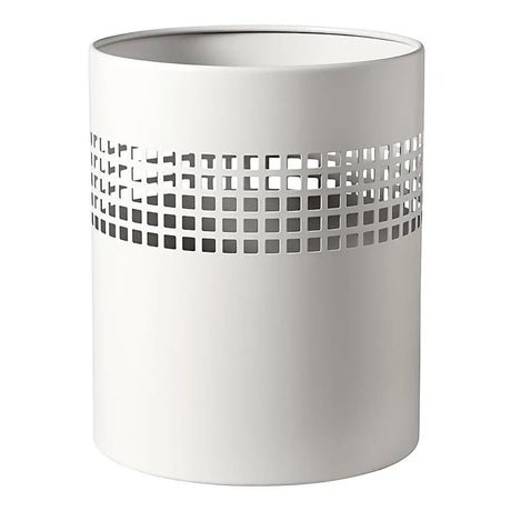 Square Punch Steel Waste Paper Bin - Office Stock Group