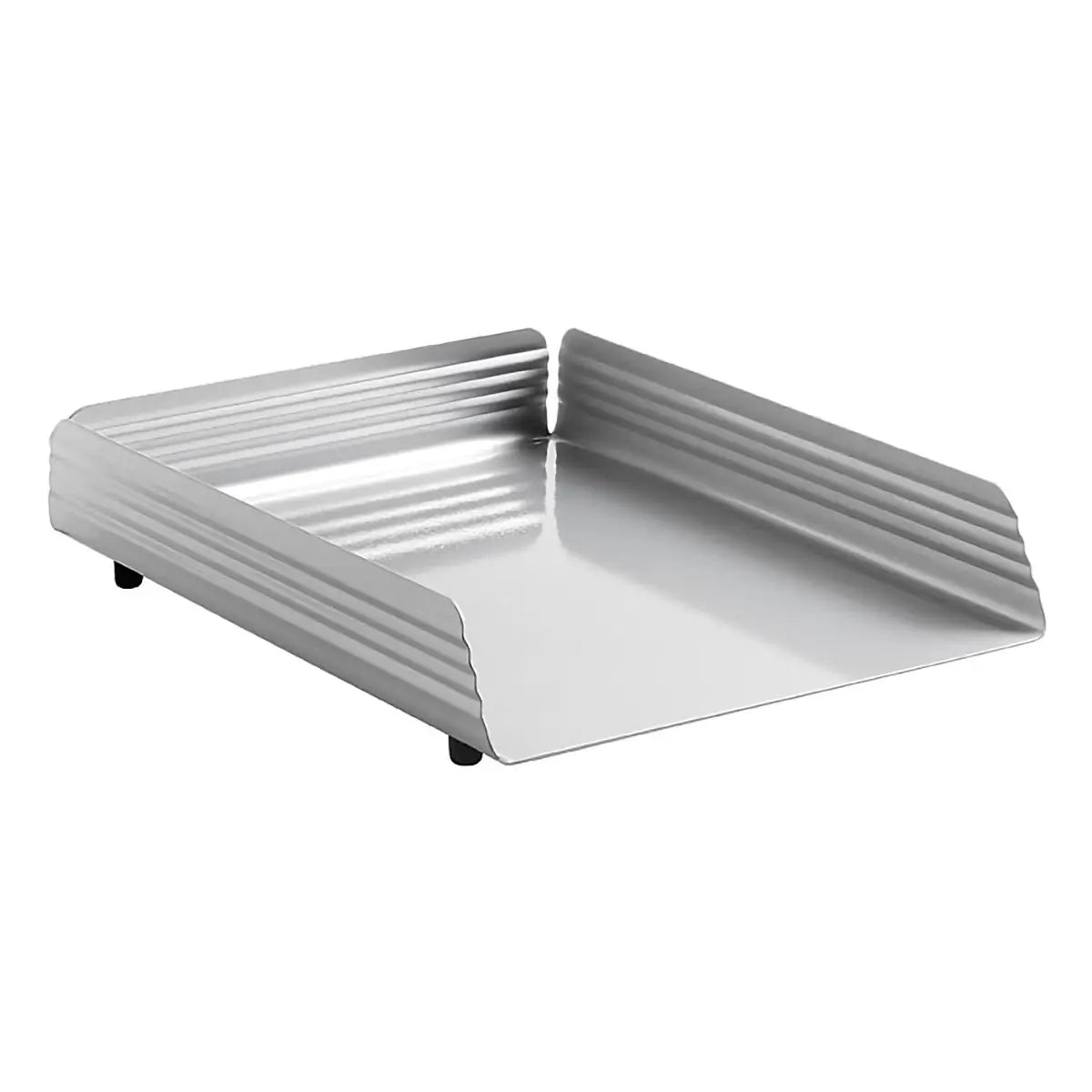 Fluted Steel Single Letter Tray