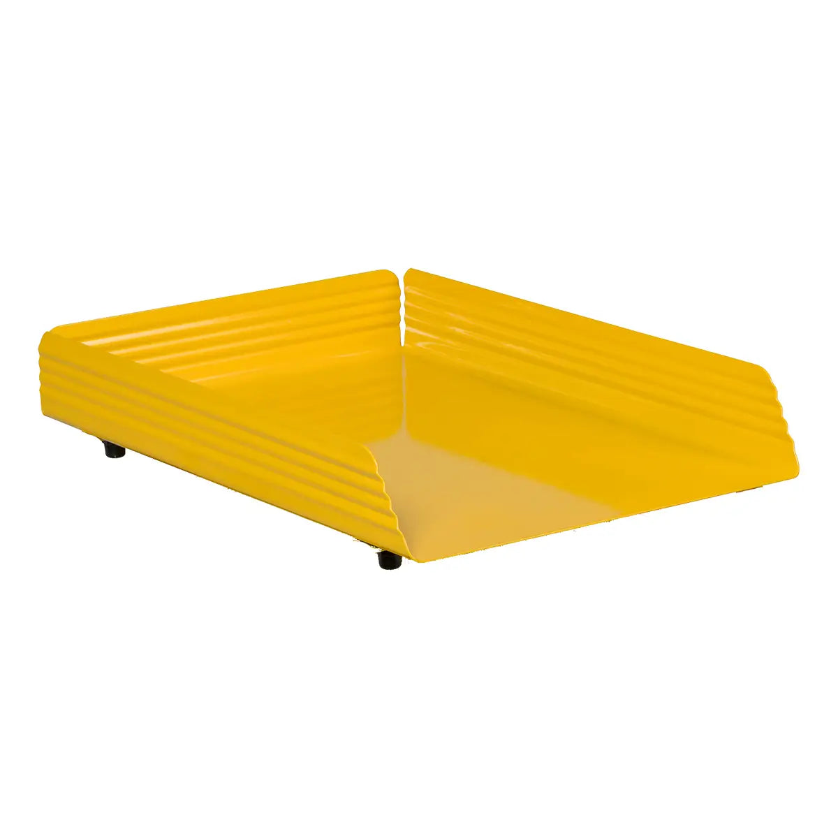 Fluted Steel Single Letter Tray