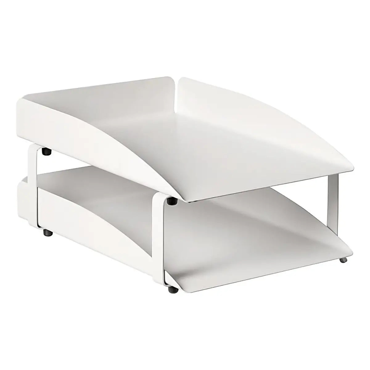 Modern Steel Two - Tier Letter Tray