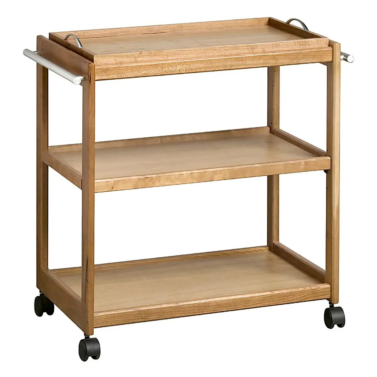Contract Solid Wooden Tea Trolley