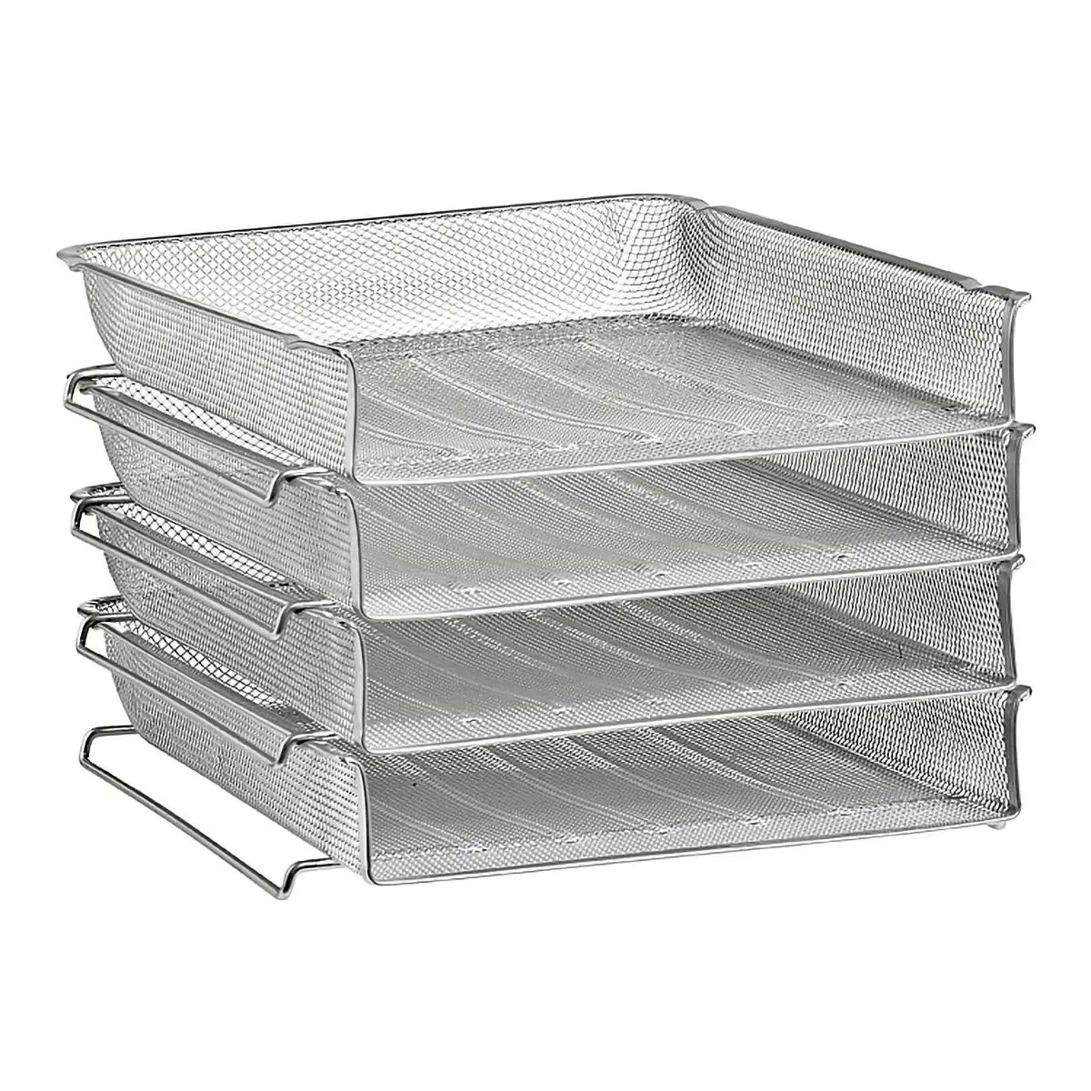 Wire Mesh Four - Tier Letter Tray