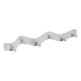 Silver Wall Mounted Jacket Hook Hanger
