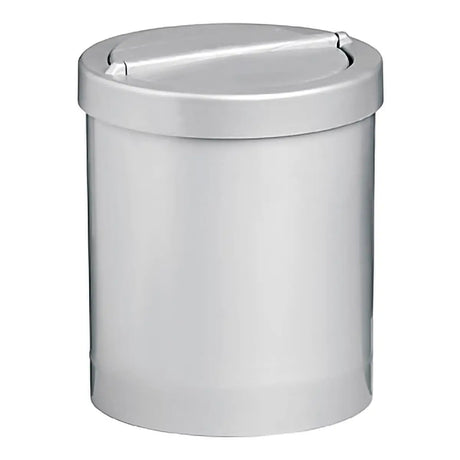 Plastic Waste Paper Bin with Flip Top Lid - Office Stock Group