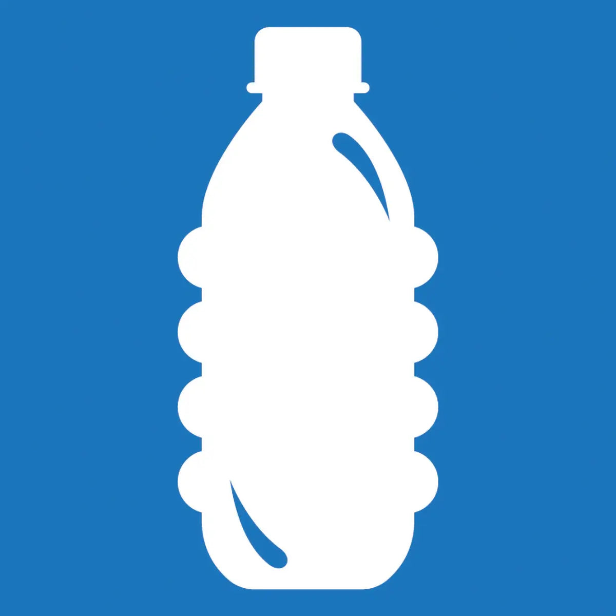 Three - Way Recycling Bin Sticker Top and Front