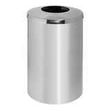 Single Division Stainless Steel Recycling Bin