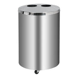 Two Division Stainless Steel Recycle Bin
