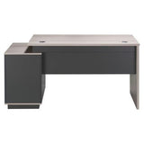 1400mm Modern Light Oak Desk with Built in Pedestal