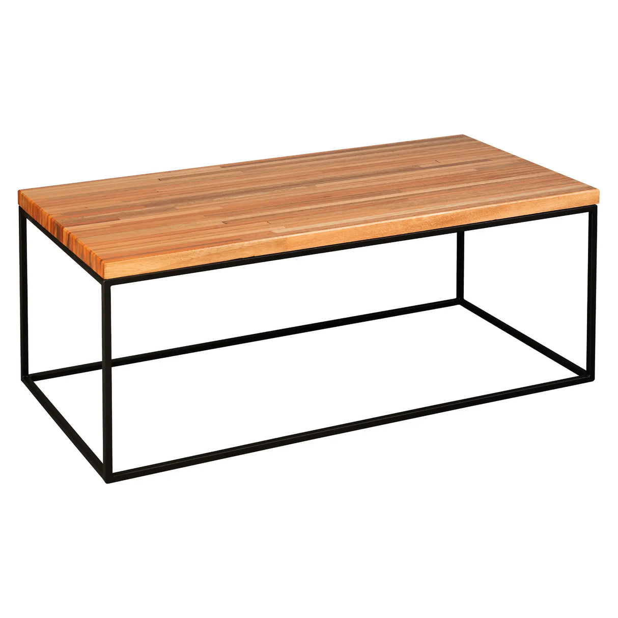Lift Coffee Table Wood Butcher Block Top Large