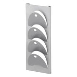 Wall Mounted D - Line Small Magazine Brochure Holder