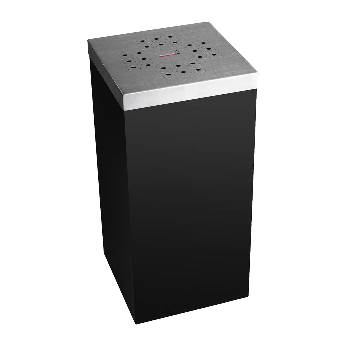 Large Ashtray Bin with a Stainless Lid