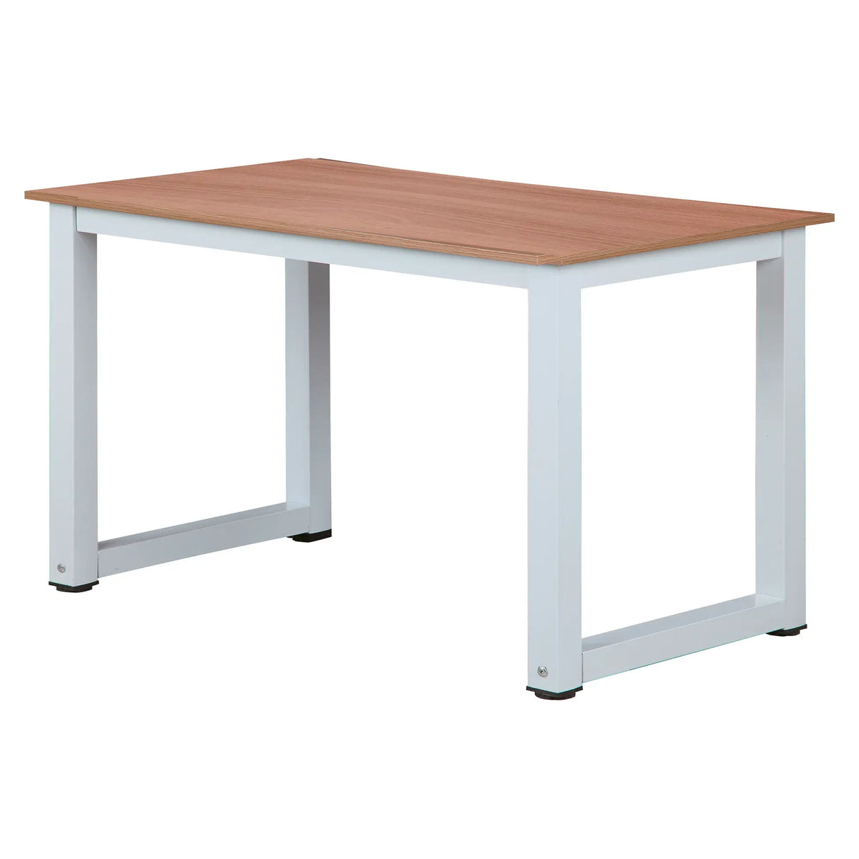 Desk with White 50mm Metal Legs