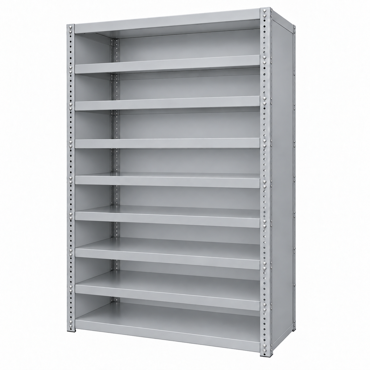 Bolted Closed Steel Shelving Unit – 1900H × 910W × 610D mm