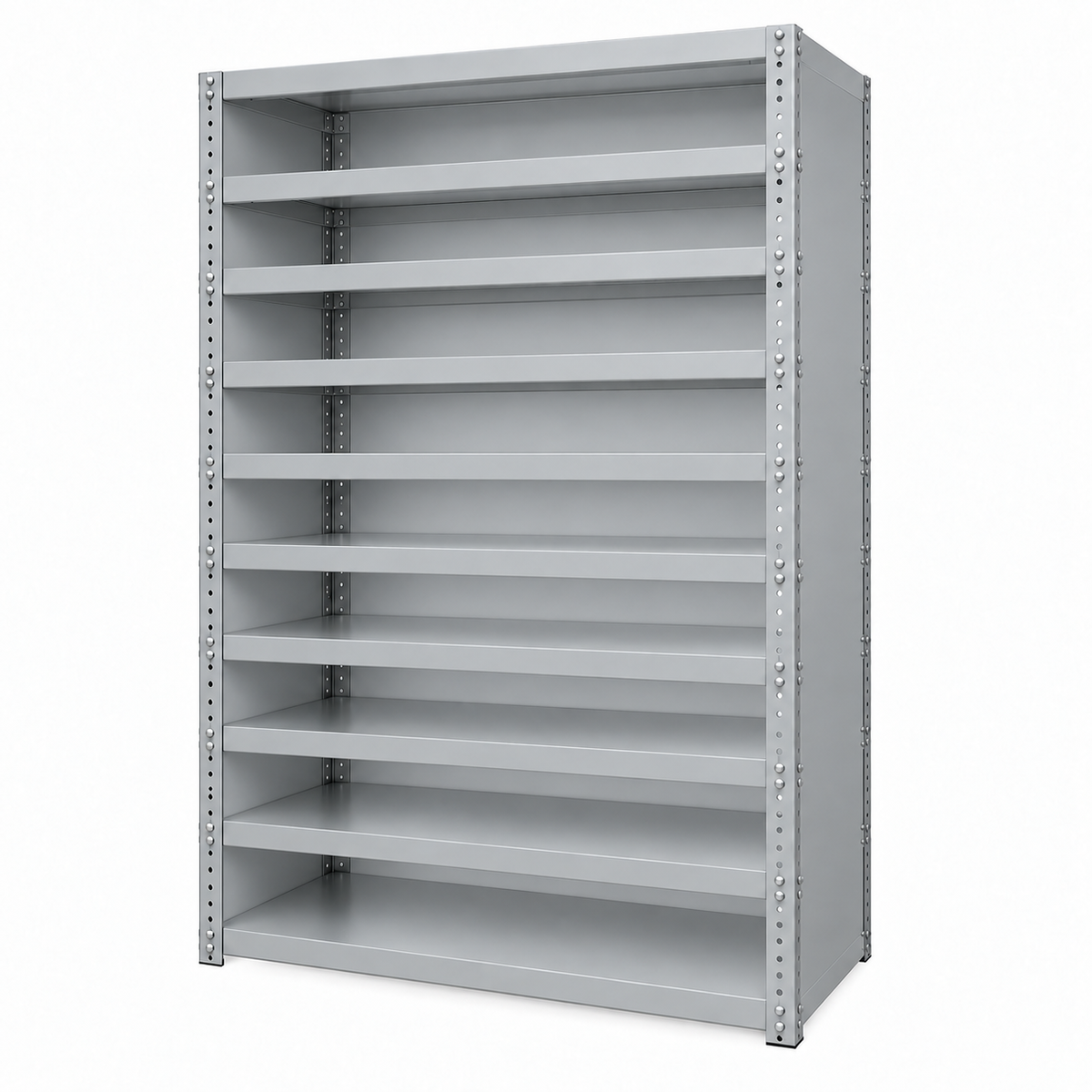 Bolted Closed Steel Shelving Unit – 1900H × 910W × 450D mm