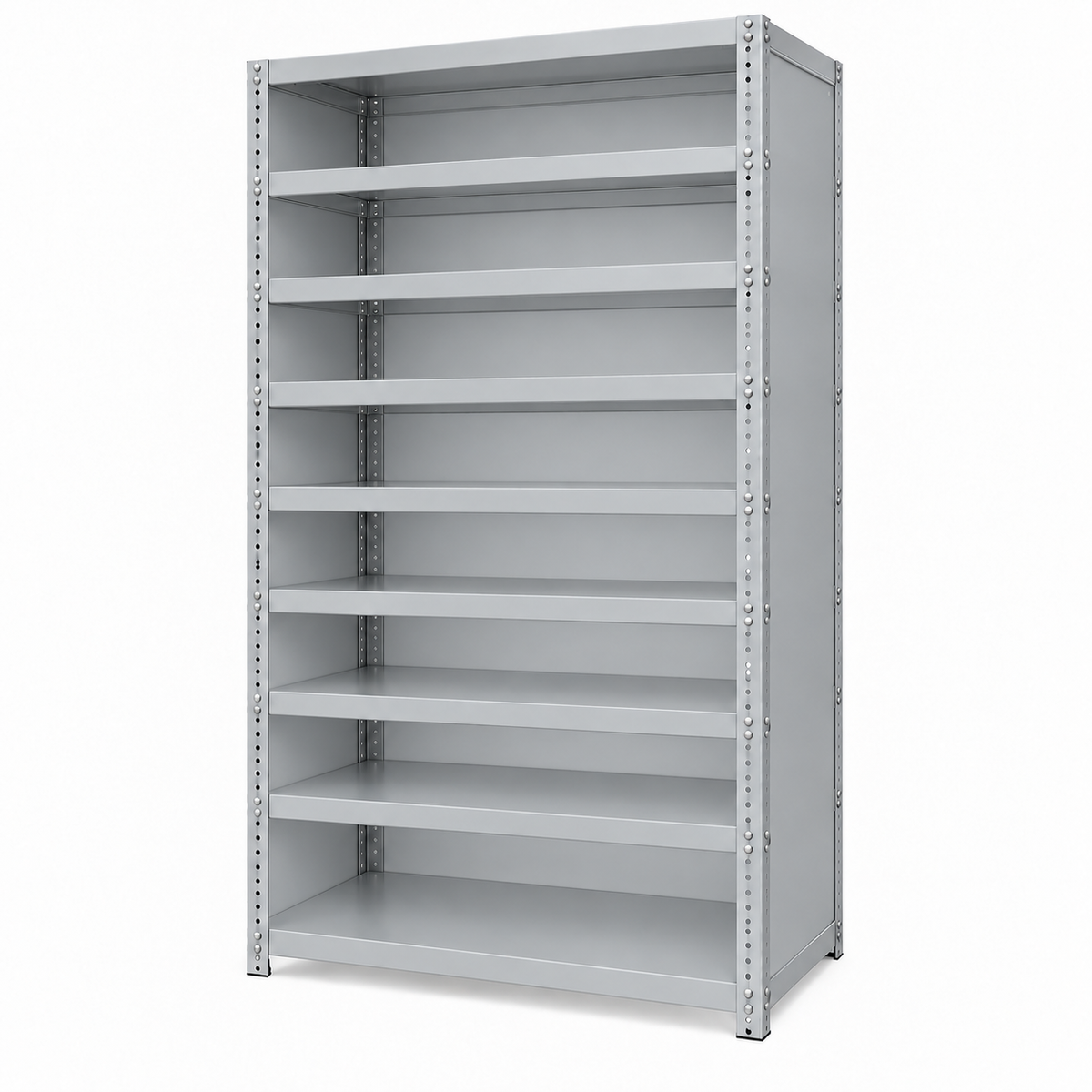 Bolted Closed Steel Shelving Unit – 1900H × 910W × 380D mm