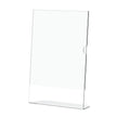 Acrylic Menu Holder - Single Sided - A5 Portrait - Box 5 Acrylic Menu Holder - Single Sided - A5 Portrait - Box 5 [Office Stock]