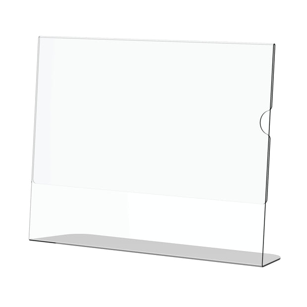 MENU HOLDER ACRYLIC SINGLE SIDED A6 LANDSCAPE - BOX 5