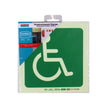 PHOTOLUMINESCENT 190MM SAFETY SIGN -E25-PARAPLEGIC SYMBOL PHOTOLUMINESCENT 190MM SAFETY SIGN -E25-PARAPLEGIC SYMBOL [Office Stock]