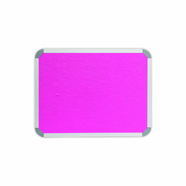 INFO BOARD ALUMINIUM FRAME 600*450MM PINK