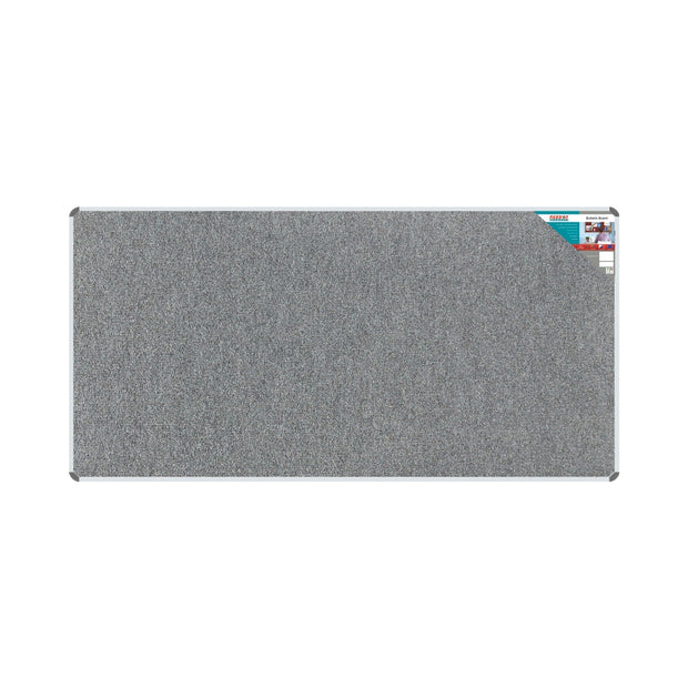 Bulletin Board Ribbed Aluminium Frame (2400x1200mm - Laurel) Bulletin Board Ribbed Aluminium Frame (2400x1200mm - Laurel) [Office Stock]