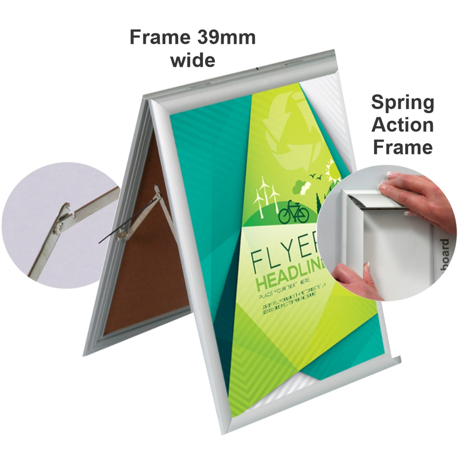 A-Frame Poster Frame (Sandwich A1) A-Frame Poster Frame (Sandwich A1) [Office Stock]