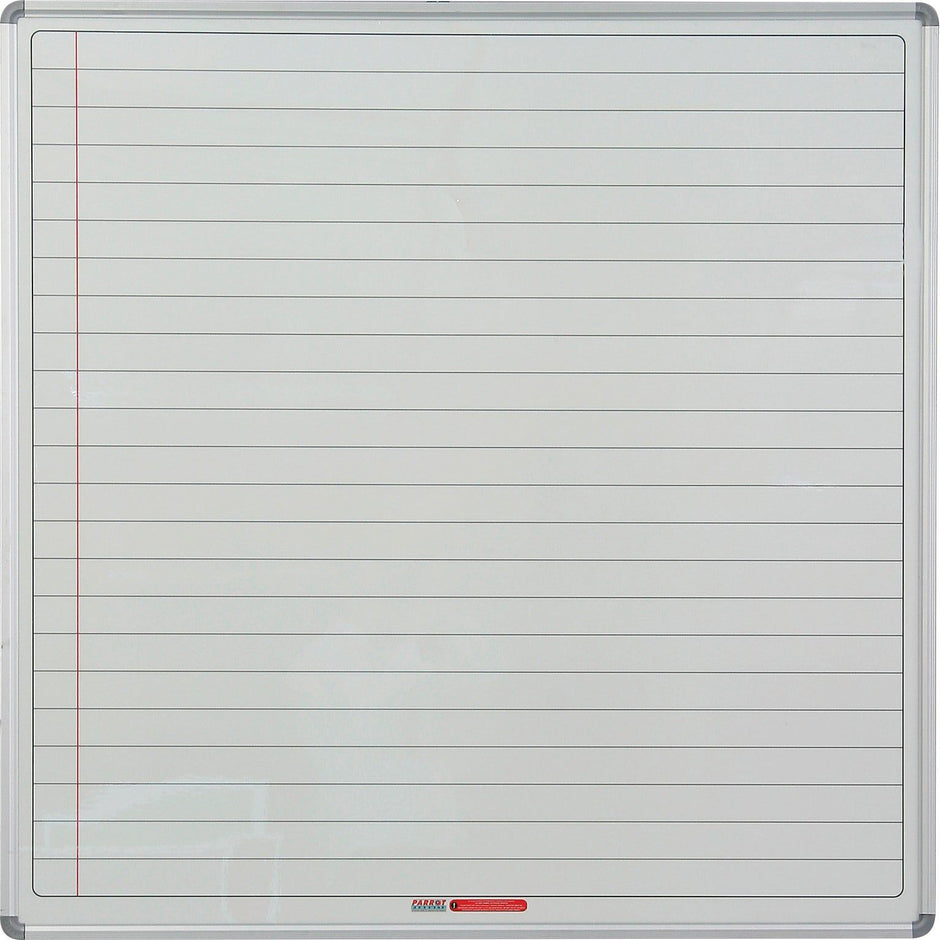 Educational Board Magnetic Whiteboard (1220*1220 - White Lines. Side Panel - Option A)