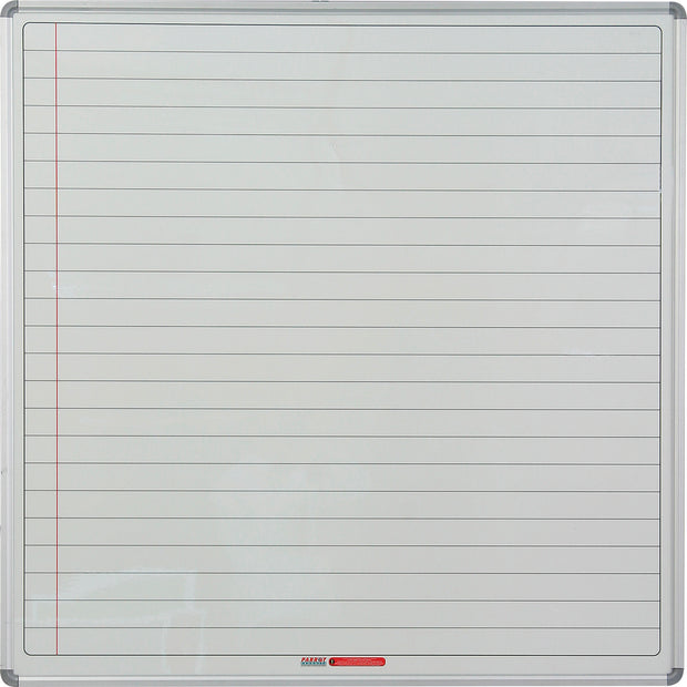 Educational Board Magnetic Whiteboard (1220*1220 - White Lines. Side Panel - Option A)