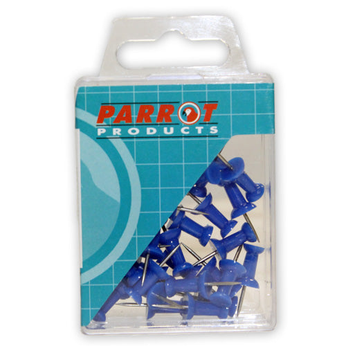 Push Pins (Boxed 30 - Blue) Push Pins (Boxed 30 - Blue) [Office Stock]