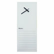 Glass Clock With Notes (200 x 580mm - White) Glass Clock With Notes (200 x 580mm - White) [Office Stock]