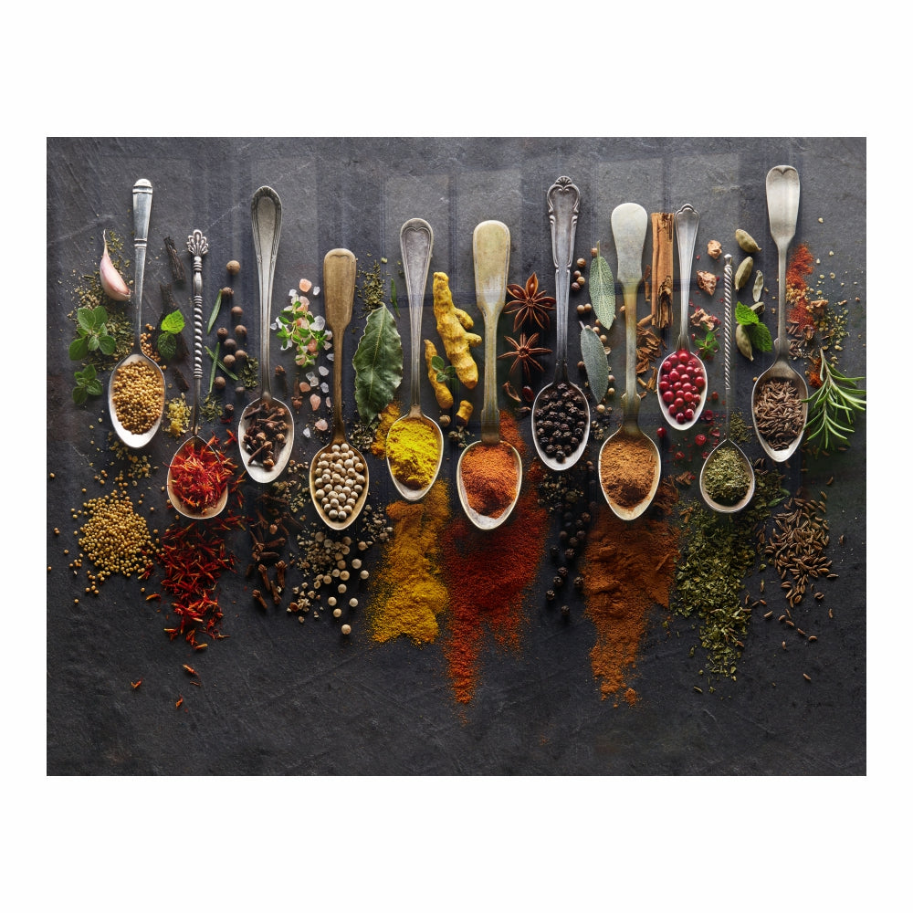 Spices Hob Splashback (898 X 700 X 6mm) Spices Hob Splashback (898 X 700 X 6mm) [Office Stock]