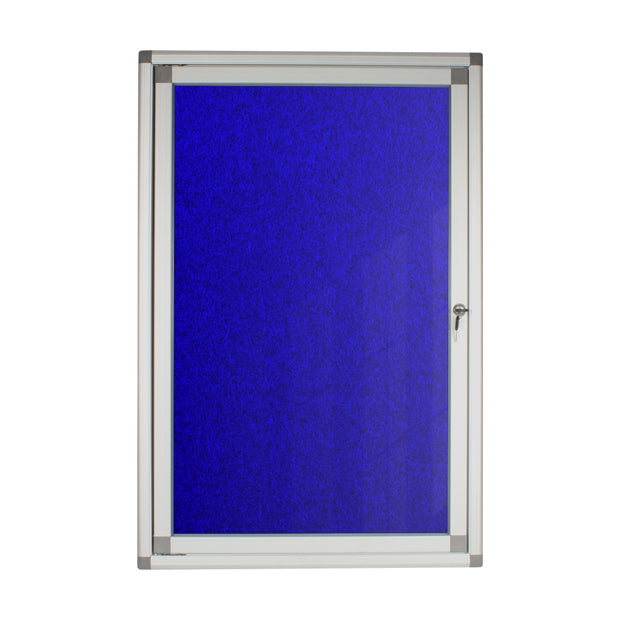 Hinged Pinning Display Case (900*600mm - Royal Blue) Hinged Pinning Display Case (900*600mm - Royal Blue) [Office Stock]