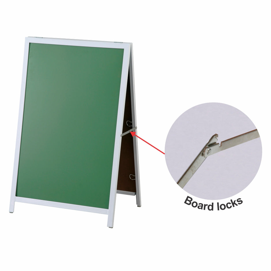 A FRAME CHALK BOARD STEEL FRAME 900*600MM