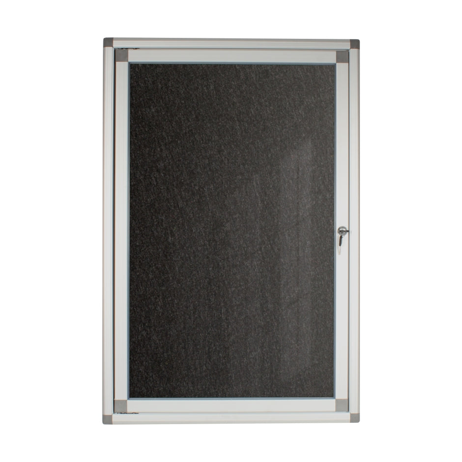 Hinged Pinning Display Case (900*600mm - Black) Hinged Pinning Display Case (900*600mm - Black) [Office Stock]