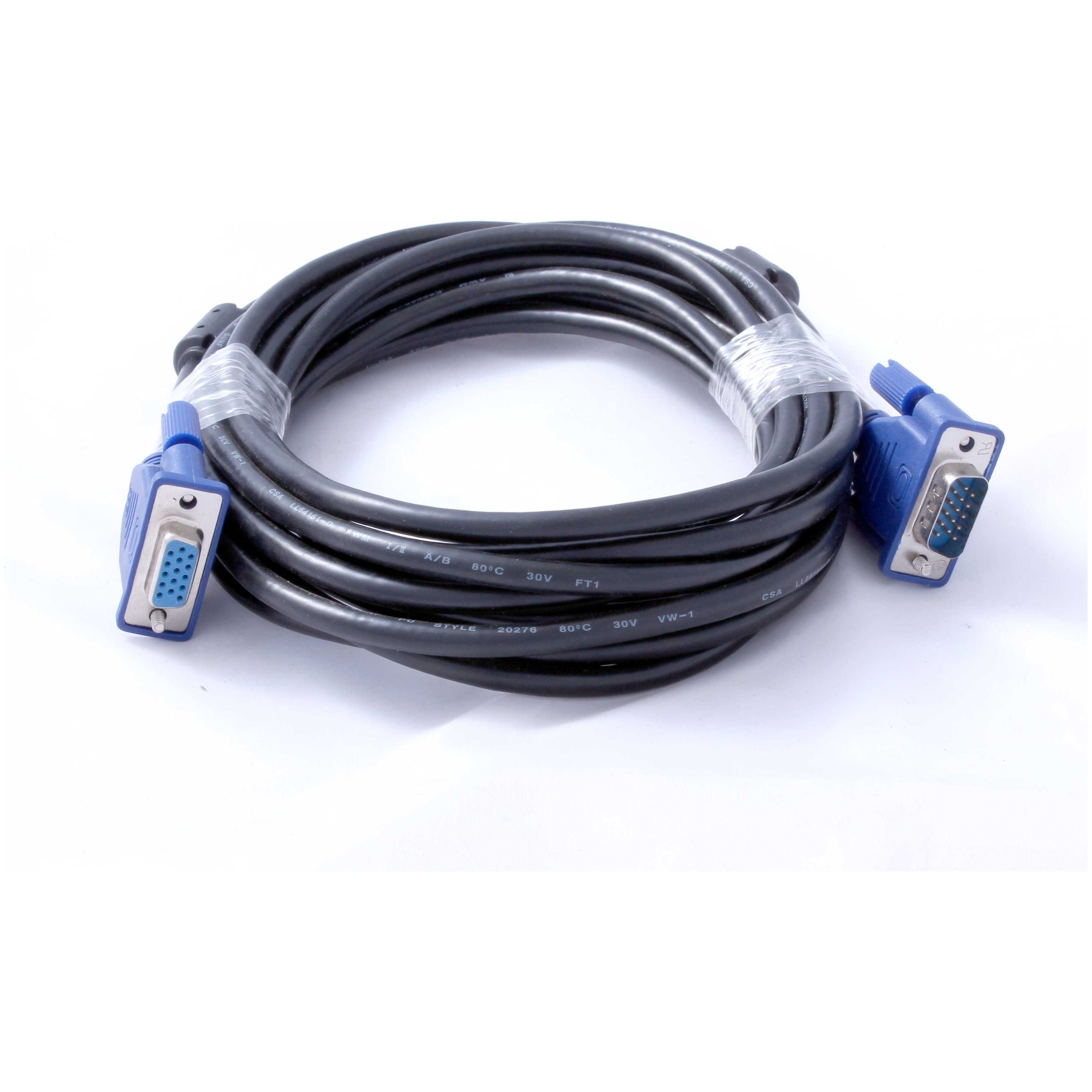 Cable - 15 Pin Male To Female VGA (5M) Cable - 15 Pin Male To Female VGA (5M) [Office Stock]