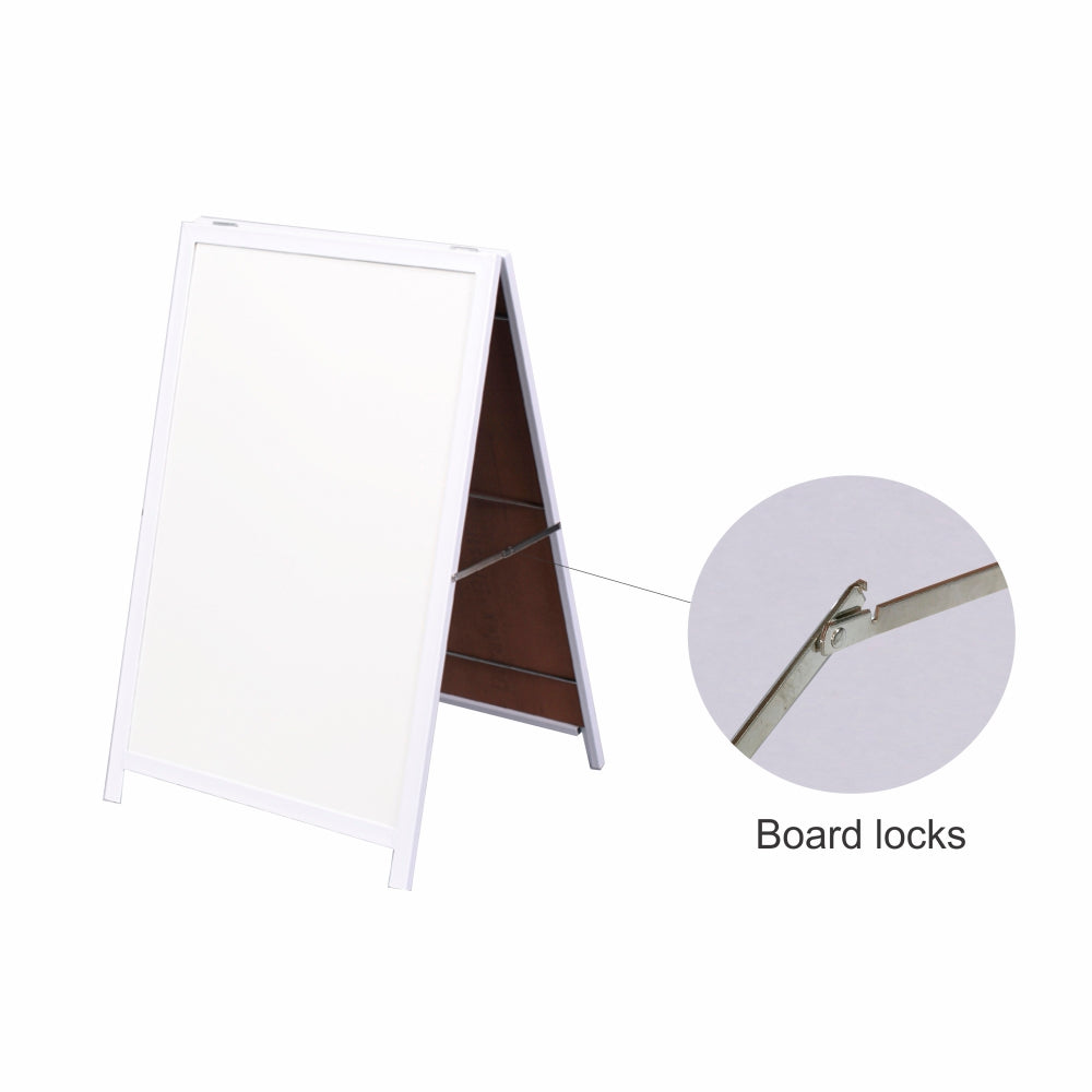 A-Frame Whiteboard (Non Mag Steel Frame 900*600mm) A-Frame Whiteboard (Non Mag Steel Frame 900*600mm) [Office Stock]