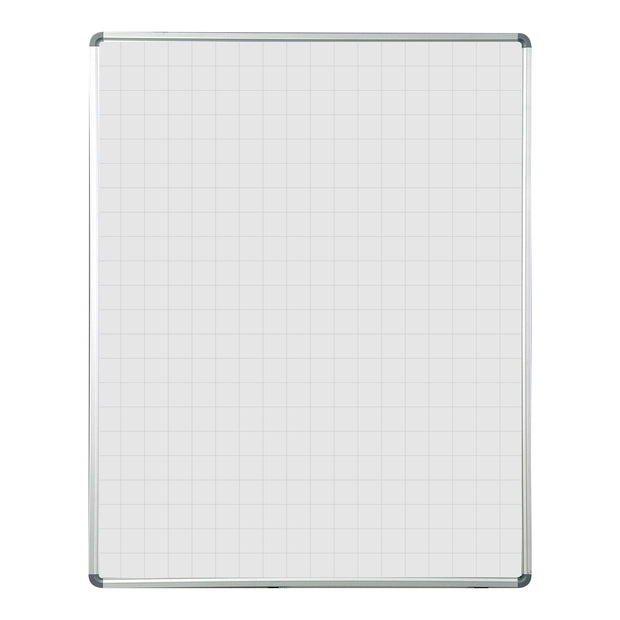 Educational Board Magnetic Whiteboard (1220*920 - Grey Squares - Side Panel - Option A)