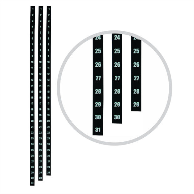 Part - Year Planner Date Strips (1200mm) Part - Year Planner Date Strips (1200mm) [Office Stock]