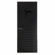 Glass Clock With Notes (200 x 580mm - Black) Glass Clock With Notes (200 x 580mm - Black) [Office Stock]