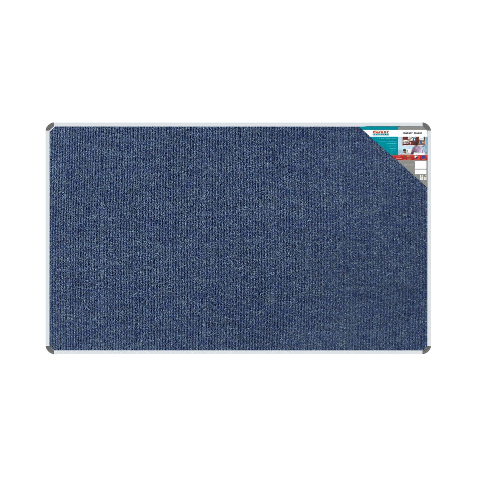 Bulletin Board Ribbed Aluminium Frame (2000x1200mm - Denim) Bulletin Board Ribbed Aluminium Frame (2000x1200mm - Denim) [Office Stock]