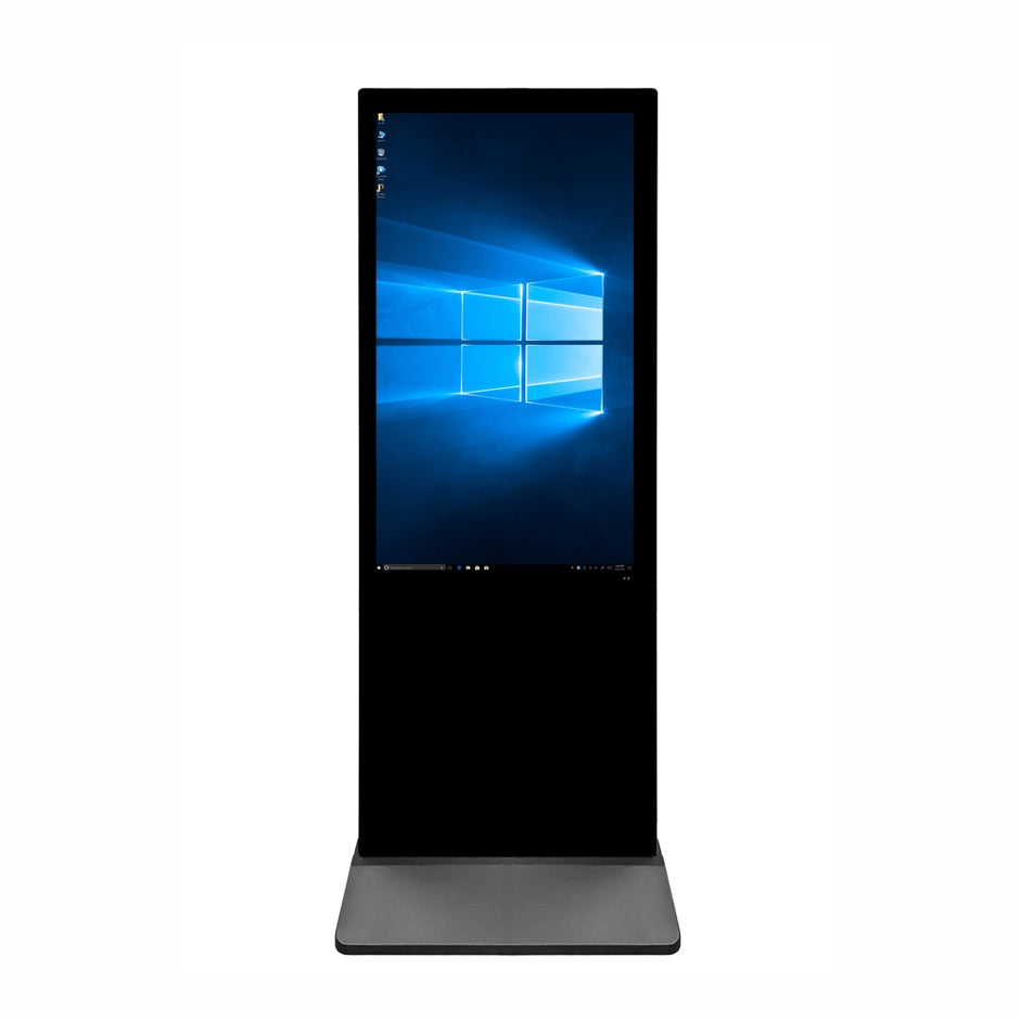 Touch LED - 43 Inch Touch Standing Kiosk (Black) Touch LED - 43 Inch Touch Standing Kiosk (Black) [Office Stock]