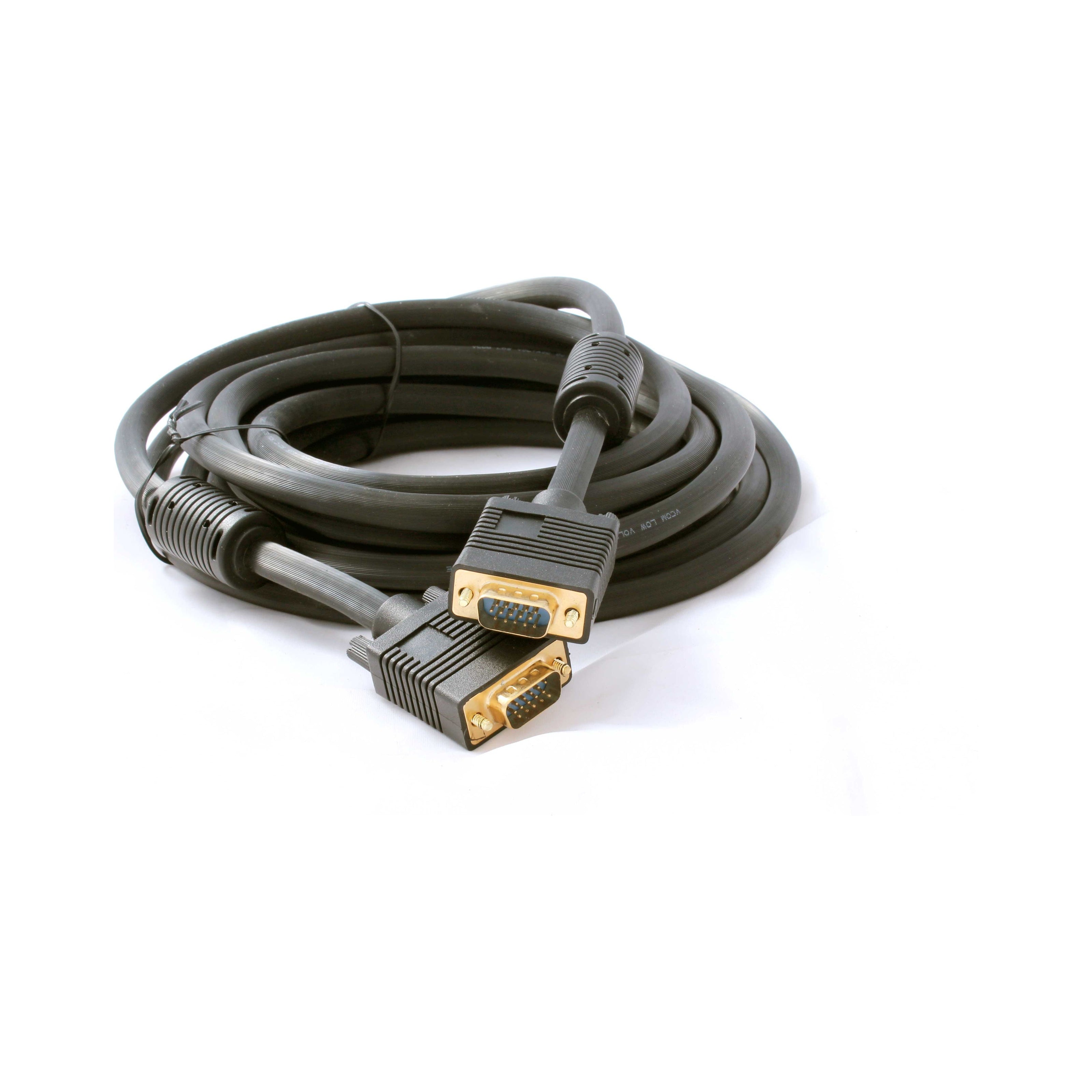 Cable - 15 Pin Male To Male VGA 5M Fly Lead Cable - 15 Pin Male To Male VGA 5M Fly Lead [Office Stock]