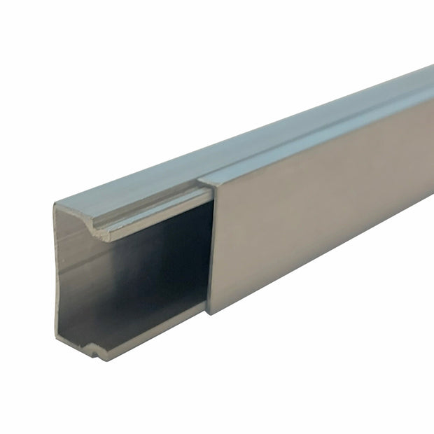 Aluminium Conduit 22 x 11 x 2900mm Grey Aluminium Conduit 22 x 11 x 2900mm Grey [Office Stock]