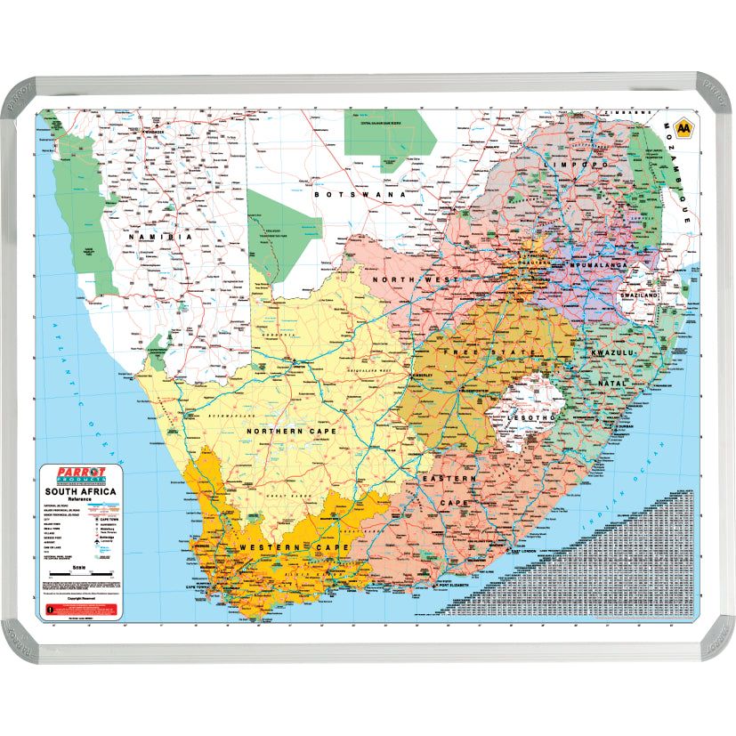 South African AA Map (1200*900mm) South African AA Map (1200*900mm) [Office Stock]