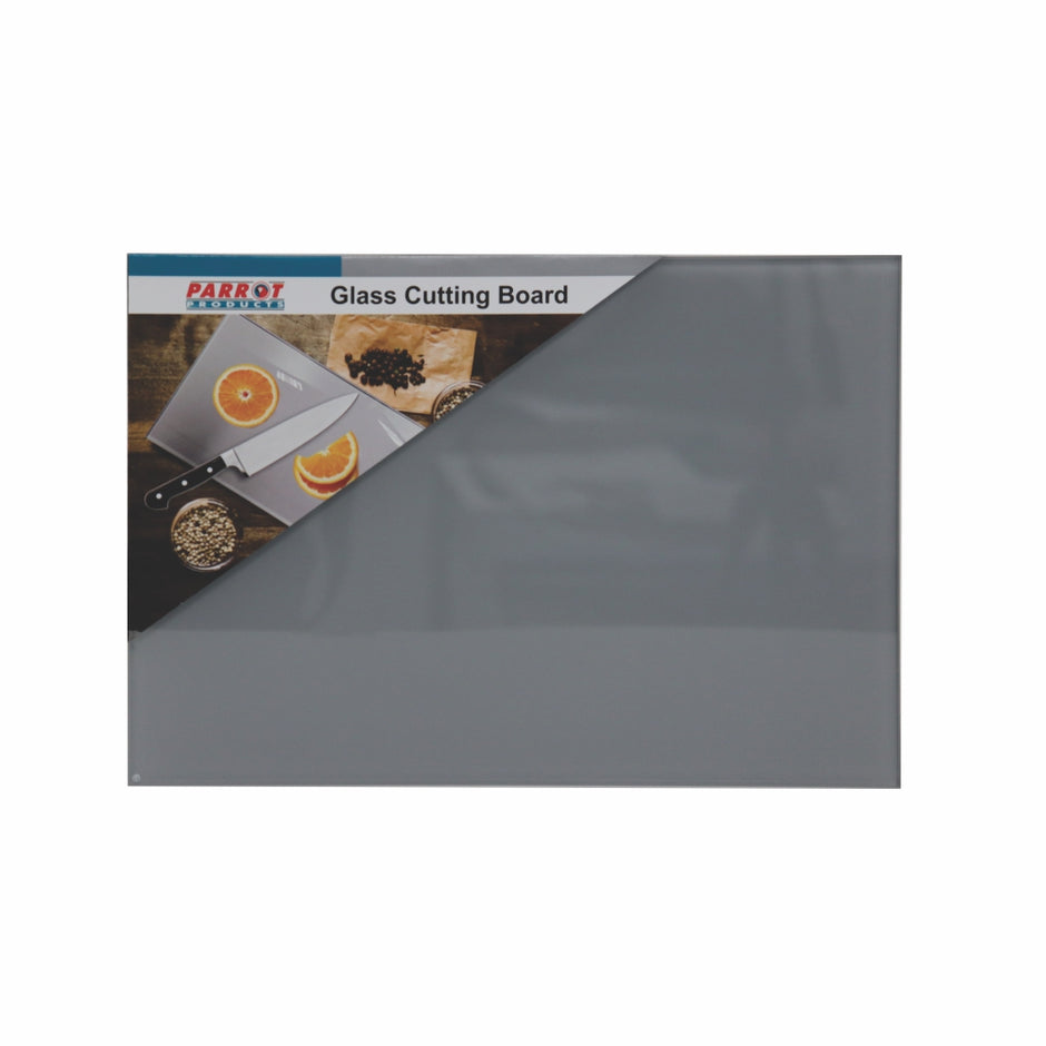 Glass Cutting Board (210 x 300mm - Silver) Glass Cutting Board (210 x 300mm - Silver) [Office Stock]